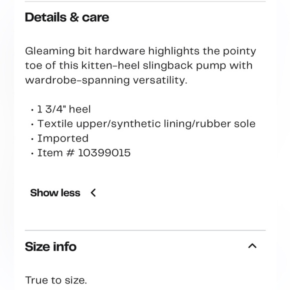 Sam Edelman Farrah Kitten Heels with Slingback, Size 7.5 - Picture 8 of 8